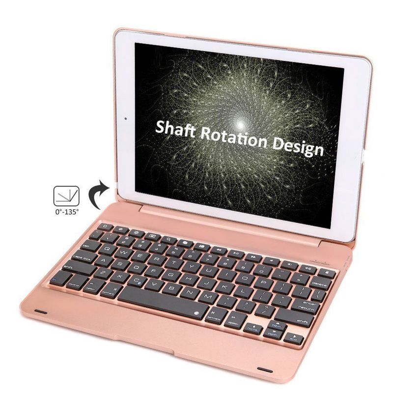 Étui pliable ultrafin Farfi pour clavier sans fil compatible Bluetooth pour tablette iPad Pro 9,7 pouces_voghion.com
