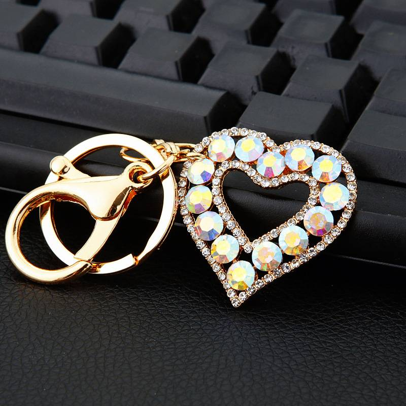 Schlüsselanhänger mit Sternzeichen, Herz, Kreuz und mehr Muster für Auto, Paar-Taschenanhänger, Metall-Schlüsselanhänger, Ring, Zubehör, Geschenk im Barockstil_voghion.com
