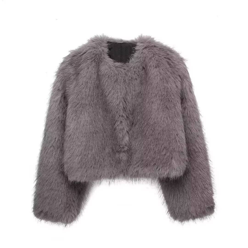 Damen Lammwolle Verdickter Mantel Für Frauen Herbst Neuer Pelzmantel_voghion.com