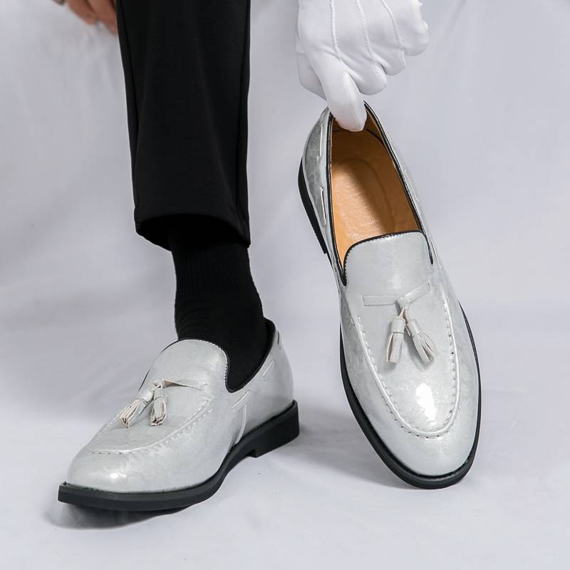 Herrenschuhe aus schwarzem PU-Leder, formelle Oxfords, Schlupfschuhe, Business-Casual-Büroarbeitshochzeit, Übergröße 38–46_voghion.com