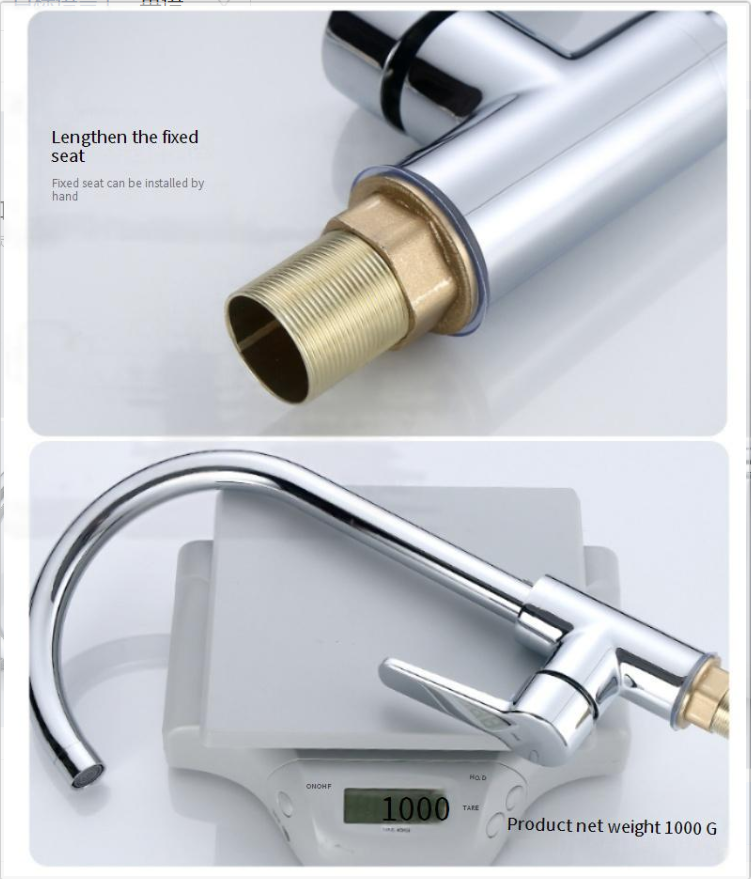 Home Furniture kitchen hot and cold water faucet splash proof rotatable vegetable sink faucet single hole seated faucet_voghion.com