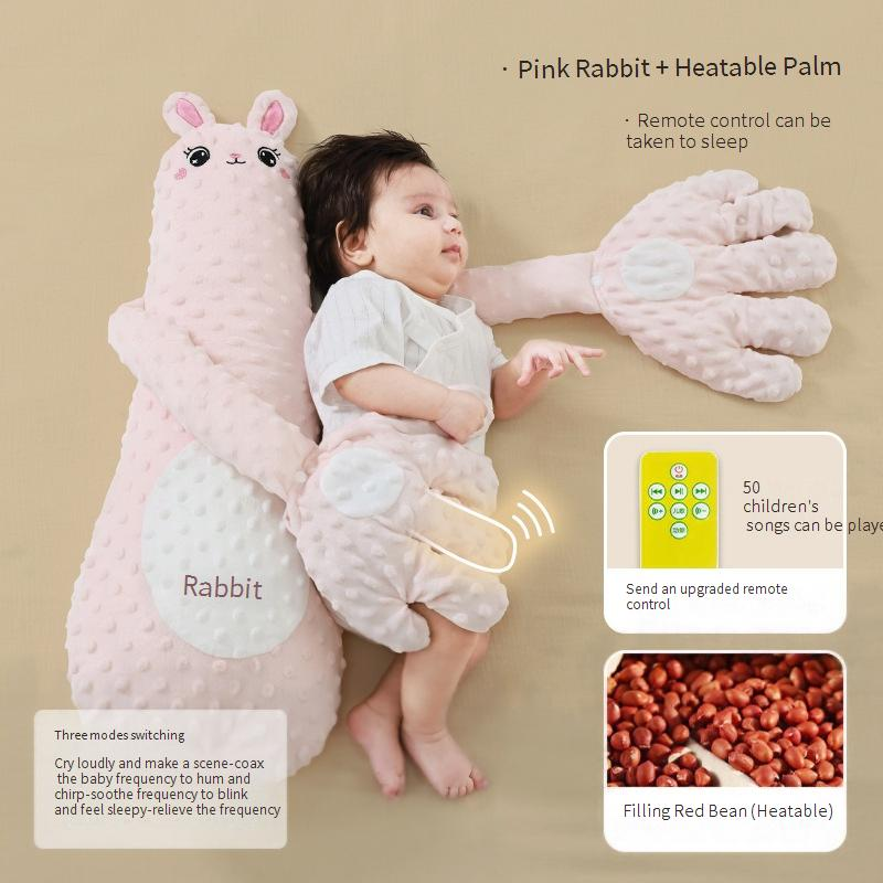 Mother & Kids Baby Soothing Doll Rabbit February Noisy Pat The Buttocks Of The Baby To Sleep With The Palm Of Your Hand_voghion.com