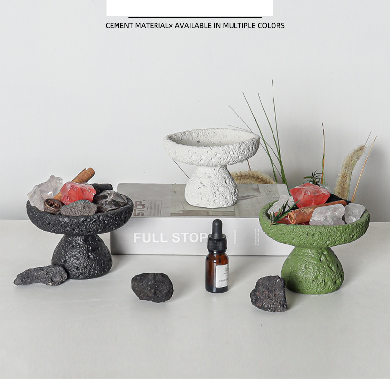 Flammenloser und sicherer Duftstein, Haushaltskristallstein, Nische, fortschrittliche Ornamente, feuerfrei, langlebige Aromatherapie-Behälterplatte_voghion.com