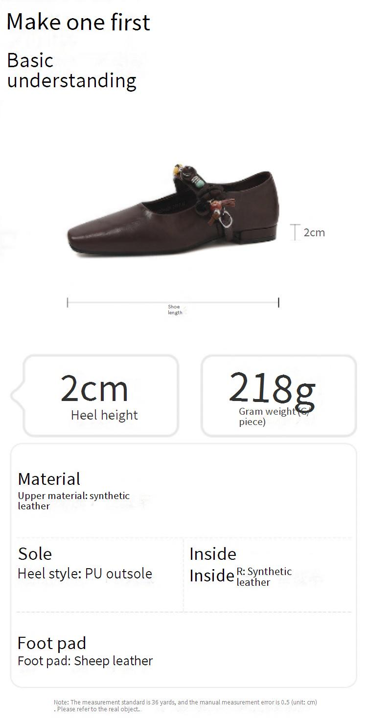 Cameido Ethnic Vacation Style Two-Tone Beaded Ankle Strap Mary Jane Shoes For Women, 2025 Autumn Low Heel Mary Jane Style_voghion.com