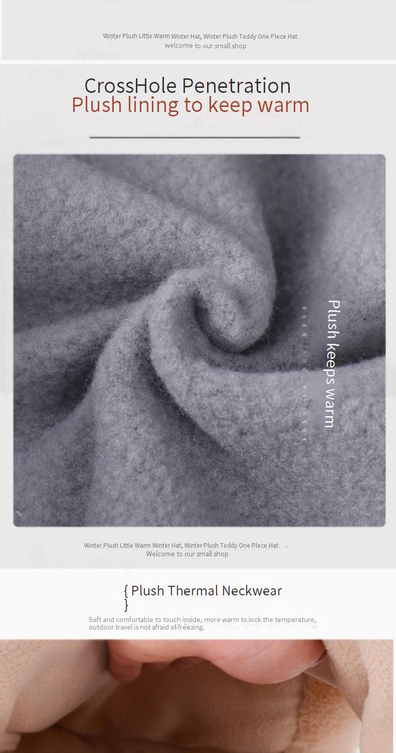 Unisex Winter Cycling Hat With Face Mask - Windproof, Waterproof & Thermal Ear Protection For Biking Commuters_voghion.com