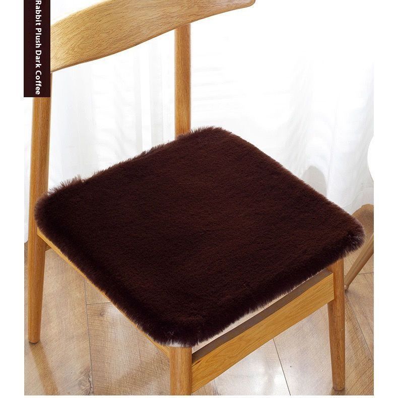 Cuscino per sedia in poliestere di alta qualità - Cuscino per sedia ultra morbido e spesso per ufficio, casa e aula, vestibilità universale (45x45 cm, vari colori)_voghion.com