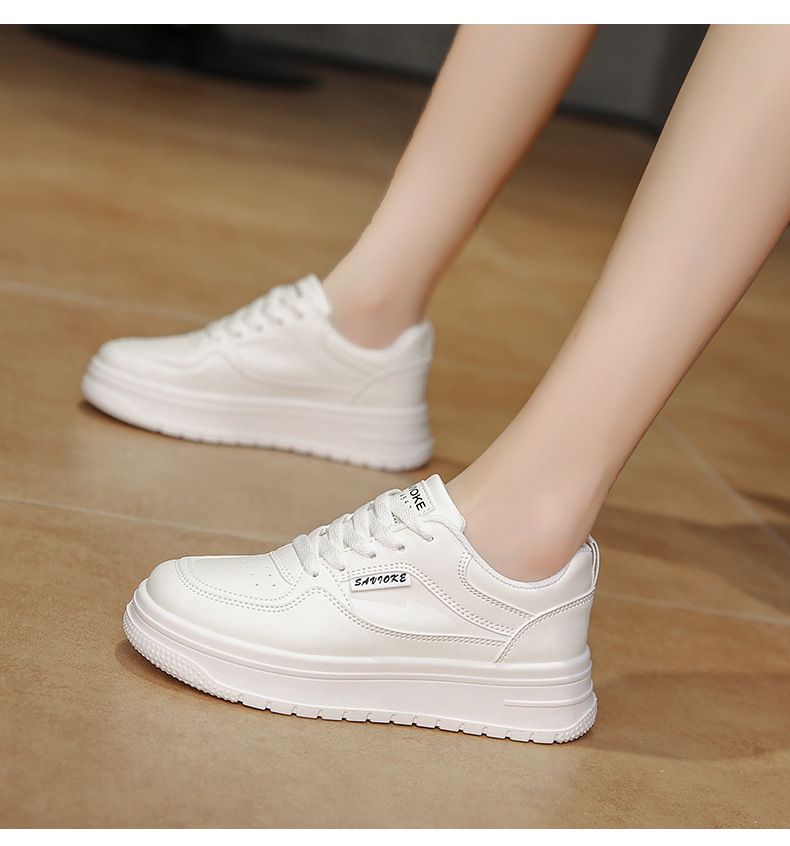 Scarpette bianche per bambini, ragazze, studenti, tempo libero, sport, scarpe da tavola versatili, tiro da strada_voghion.com