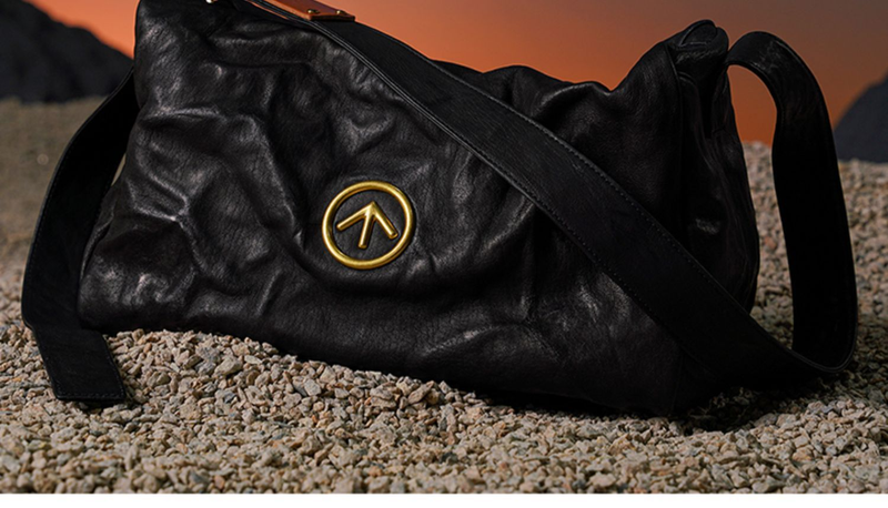 GROTTO Borsa a tracolla a tracolla singola Mini Borsa da viaggio piccola media grande Borsa morbida in vera pelle di grande capacità_voghion.com