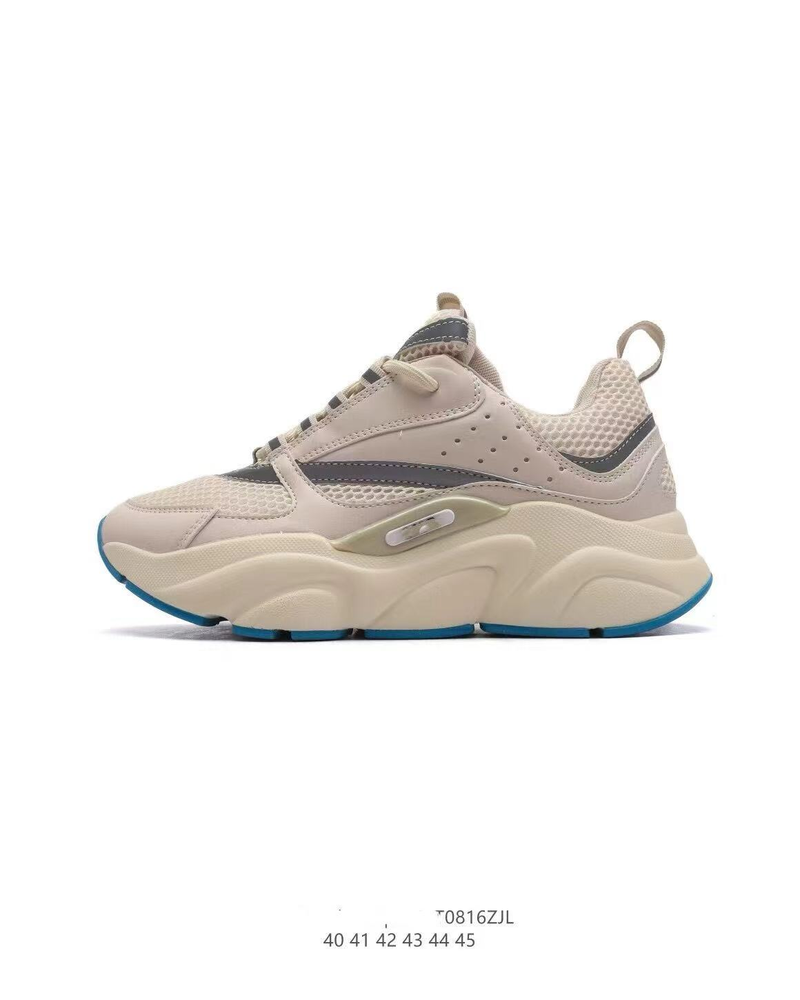 B22 Mesh-Leder-Logo-Riemen Low Cut Sport- und Freizeitschuhe für Herren_voghion.com