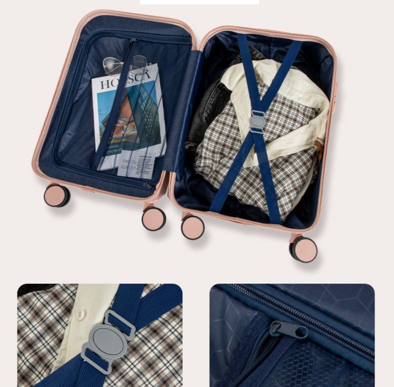 Bagagetasker Minikuffert Letvægts Lille Trolleytaske Kvinde Adgangskode Rejsetaske Lille Mandlig_voghion.com