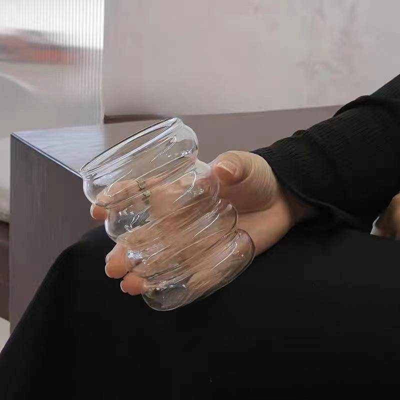 Påskedags drikkeglas Cloud Cup Høj værdi kaffekop Sød vandkop Varmebestandig glaskop Hjem mælkekop_voghion.com