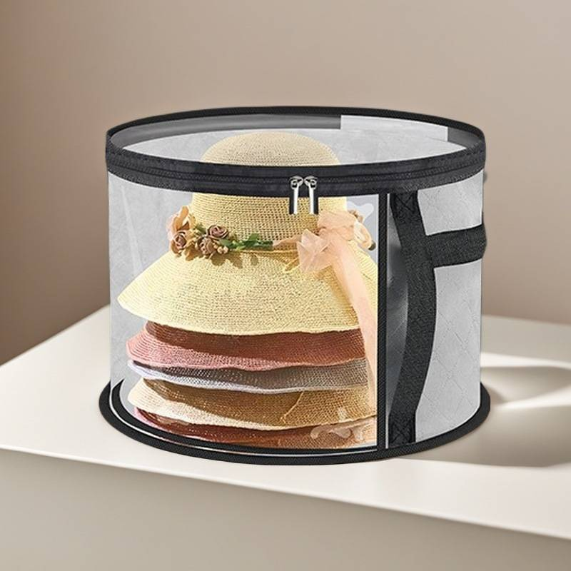 Stackable Hat Storage Organizer Round Cap Holder For Baseball Hats Sun Hats Bucket Hats Space Saving Closet Accessory_voghion.com