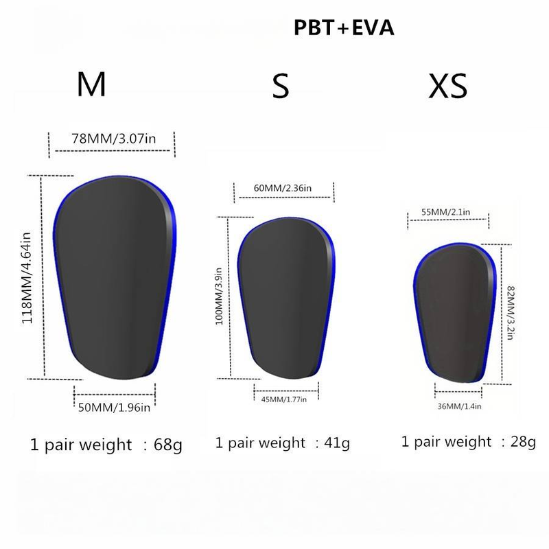 Mini Shin Guards For Kids & Youth - Lightweight Football Soccer Shin Pads, Protective Training Gear For Small Legs (Black)_voghion.com