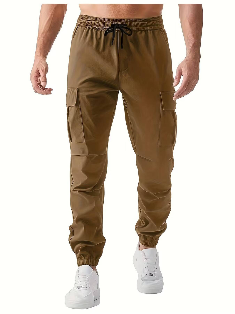 Pantaloni cargo leggeri da uomo – Pantaloni tattici ad asciugatura rapida per corsa ed escursionismo (poliestere traspirante, S-XXL)_voghion.com