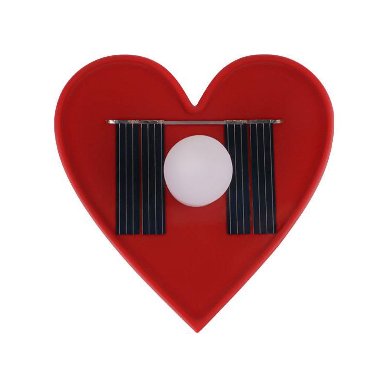 Solar-Gartenleuchten für den Außenbereich, wasserdicht, flammenlose LED-Kerzenlichter für Terrasse, Garten, Camping und Dekoration – Herzform, Warmweiß_voghion.com