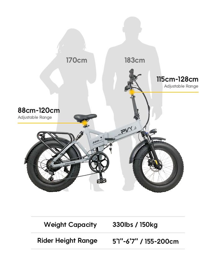 PVY Z20PLUS 1000 Elektrofahrrad für Erwachsene, 1000-W-Motor, City-Elektrofahrrad, 48-V-16,5-Ah-Akku, 20-Zoll-Fatbike_voghion.com