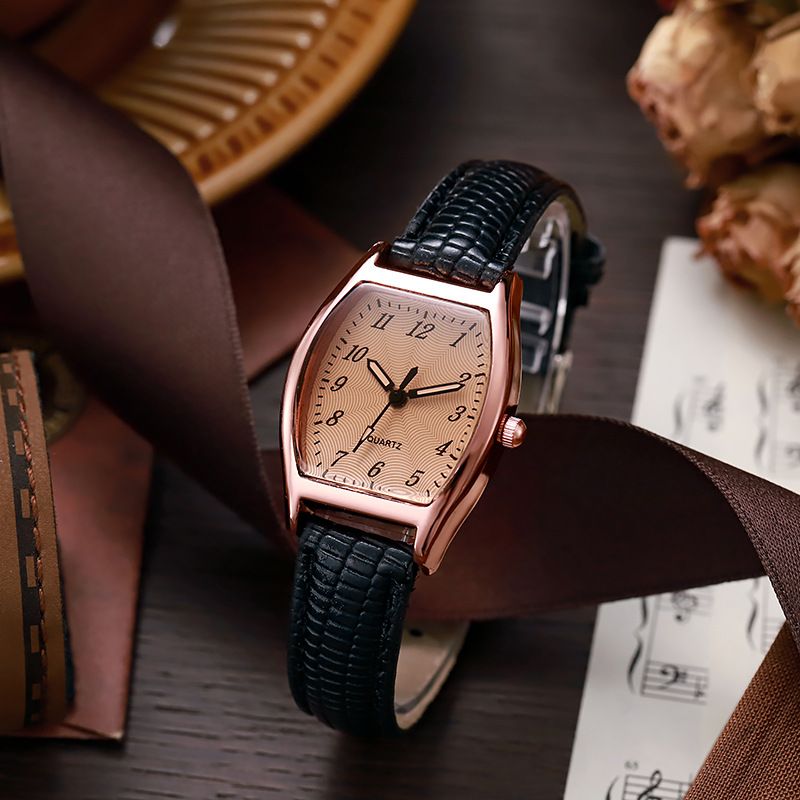 Vente directe en direct, type barillet, montre à quartz Liu, montre féminine_voghion.com