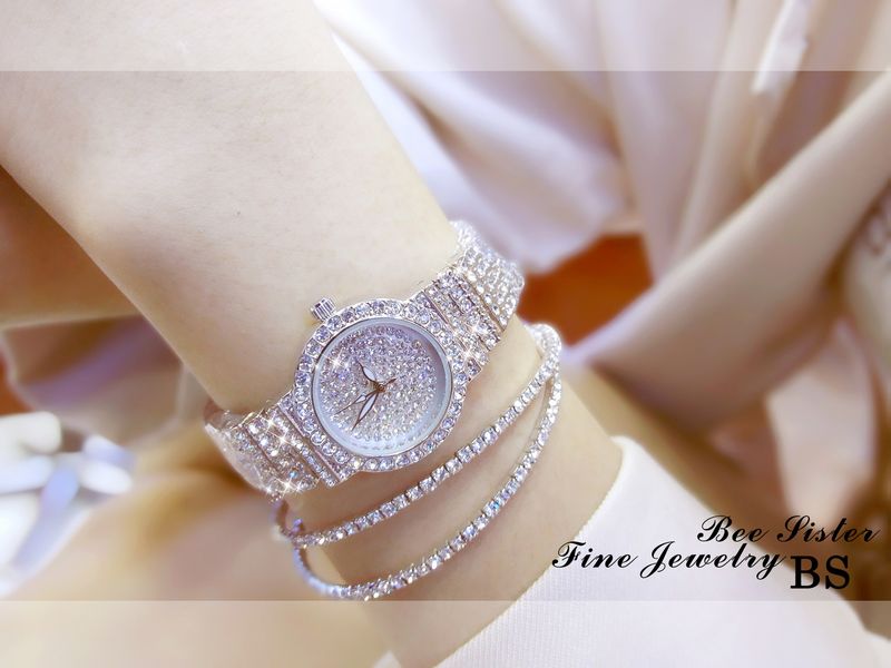 New light luxury chain watch small chain full of stars full of diamonds women's watch_voghion.com