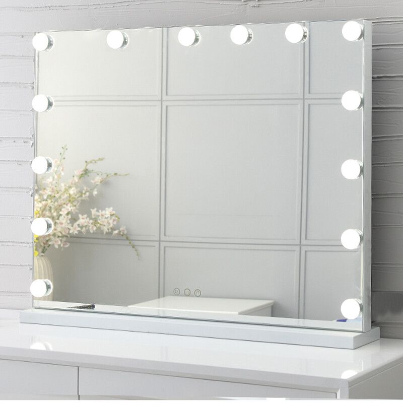 Hollywood Mirror Vanity Make Up Mirror W/ Lights LED Dressing Table Mirror_voghion.com