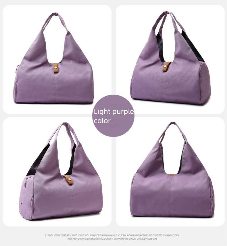 Lulu Same Style Yoga per donne, borsa da palestra di grande capacità con separazione tra asciutto e bagnato, borsa da viaggio per viaggi di breve durata, borsa da viaggio d'affari_voghion.com