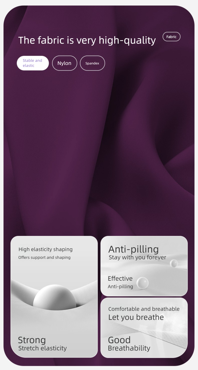 Elastic Purple Yoga Women's Fitness Pants Barely There No Embarrassing Lines Pocket Tight Running_voghion.com