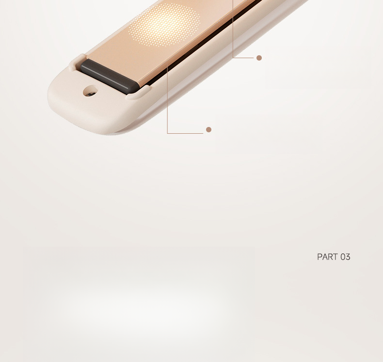 Piastra per capelli elettrica Xiaohuaxian a temperatura costante con ioni negativi, display digitale intelligente, doppia funzione magica_voghion.com