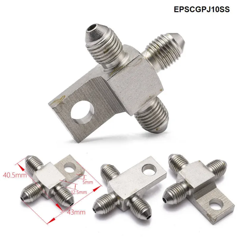 1PC Aço Inoxidável AN3 para AN -3 Extremidades de Mangueira Giratória de Freio Reto Encaixe de Carro EPSCGPJ_voghion.com
