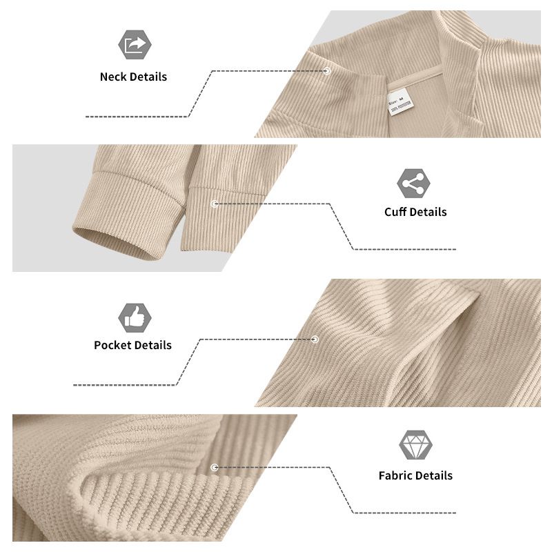 Autumn New American Workwear Casual Loose Lapel Corduroy Jacket For Men_voghion.com