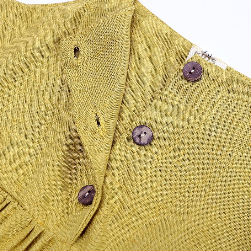 Kinderkleding Meisjespakken Zomer Nieuwe Versie Babymeisje Vierhoek Ruffle Broek Mouwloze Tops Twee Stukken_voghion.com