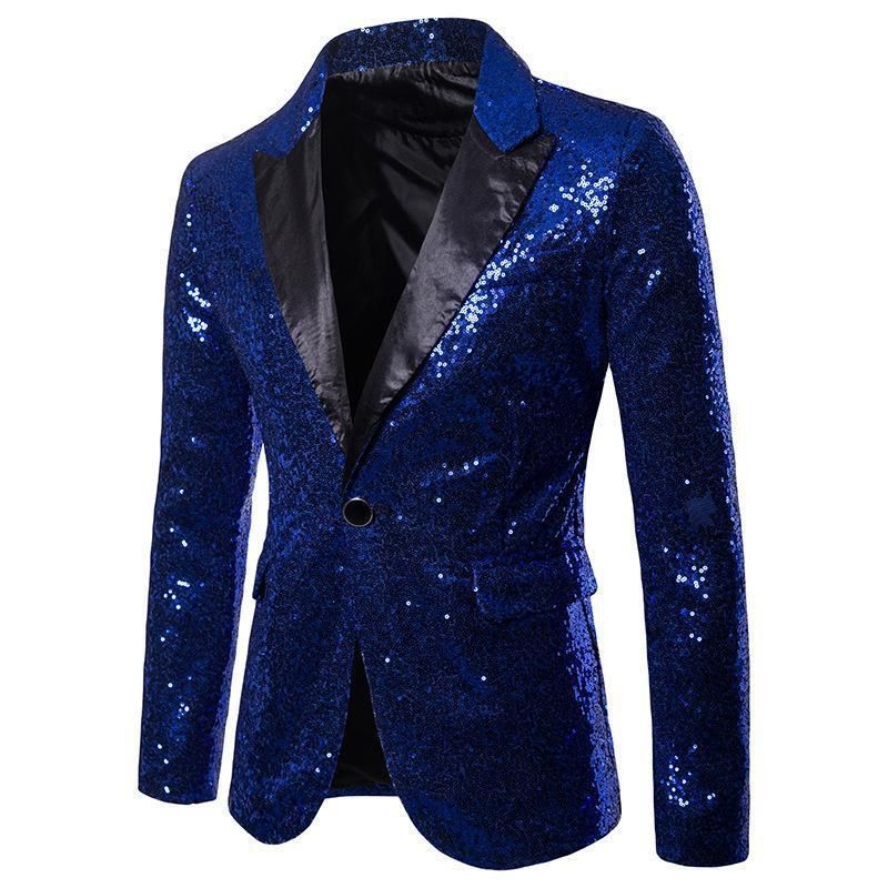 CT 2025 Performance Costume Gold Sequin Suit Plus Size Blazer Nightclub Men's Host Emcee Photo Studio Jacket_voghion.com