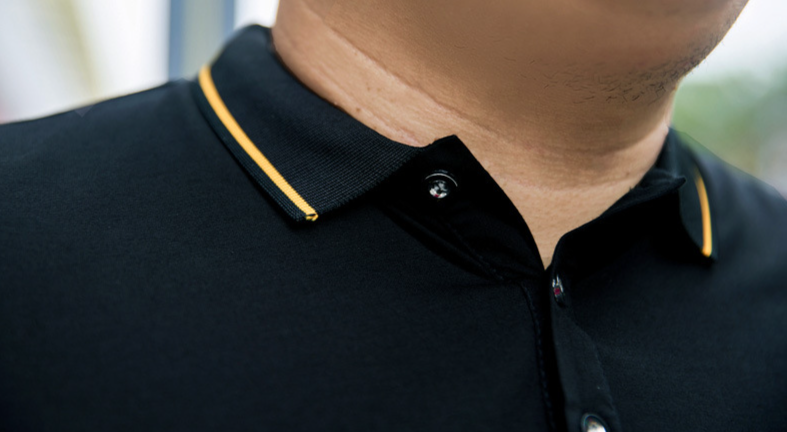 Herrenbekleidung Neues Sommer-T-Shirt mit kurzen Ärmeln und Revers in Übergröße für Herren, extragroß, lockeres Business-Poloshirt für den Sommer_voghion.com