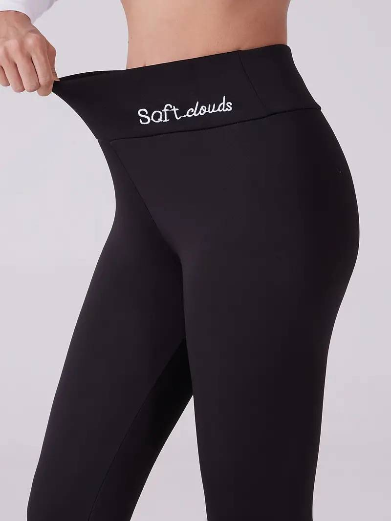 Moteriški drabužiai pastorintu aukštu juosmeniu avinėlio vienspalviai antblauzdžiai Lieknina maža kojelė šilta ir kasdieniška_voghion.com