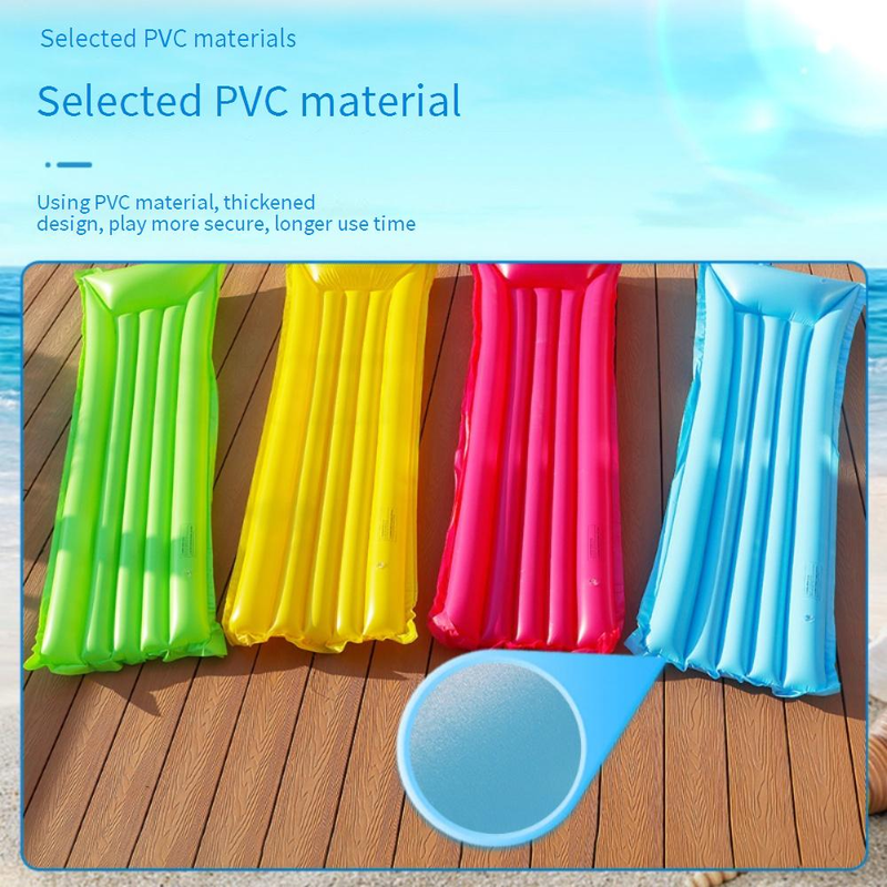 Inflatable Pool Lounge Chair Foldable Single Floating Bed With Comfortable Backrest For Adults Quick Dry Non Slip Surface_voghion.com