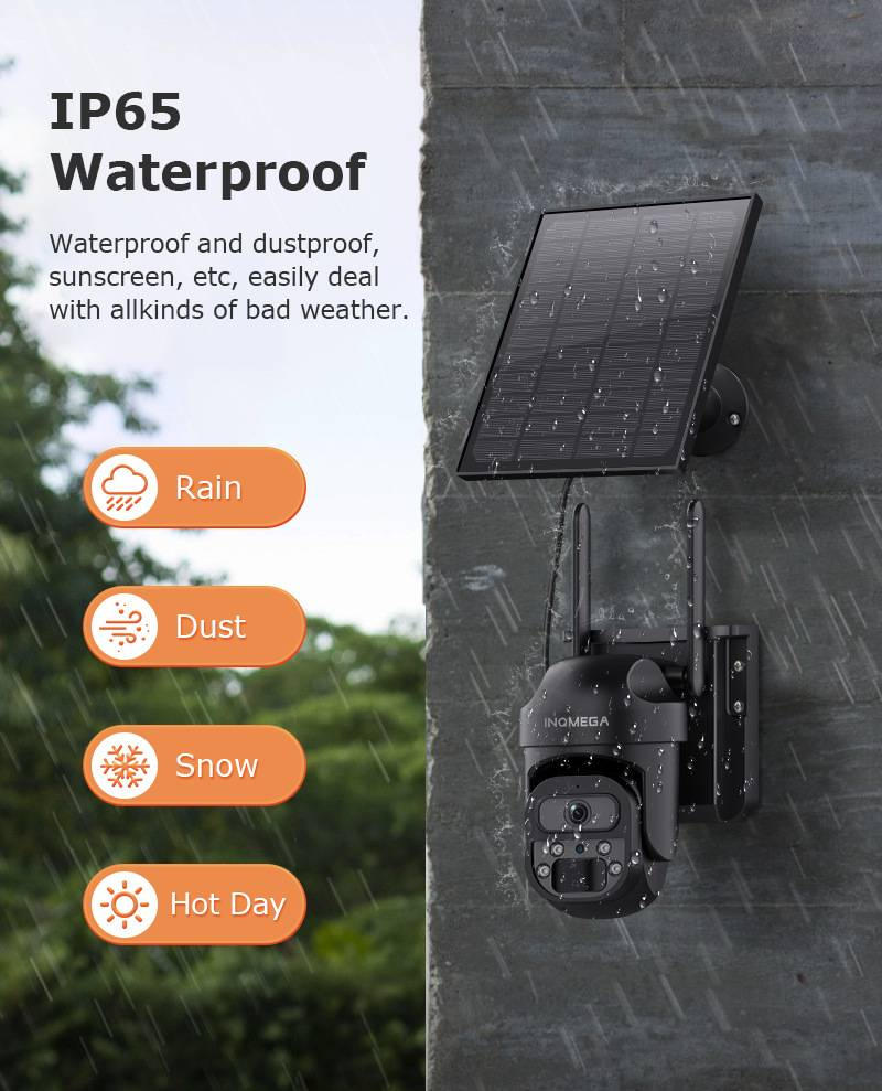 4G Solar Surveillance Camera House Camera Full Color Night Vision HD Low Power PTZ Guarantee Housing Property Against Thieves Family Live View_voghion.com