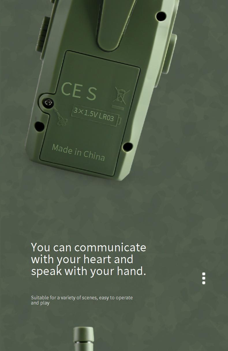 Walkie Talkie Children's Walkie Talkie, Outdoor Long Distance Conversation, Parent Child Interaction, Play House Pager, New Electronic Toy_voghion.com