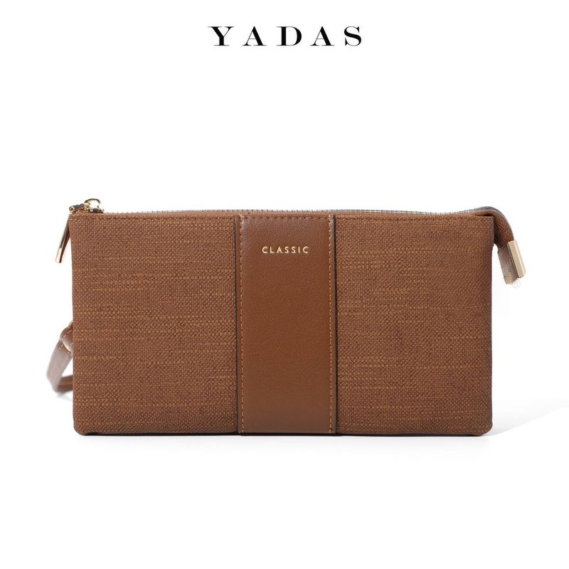Women's Woven PU Wristlet Wallet – Slim & Lightweight Clutch With Phone Pocket For Everyday Essentials_voghion.com