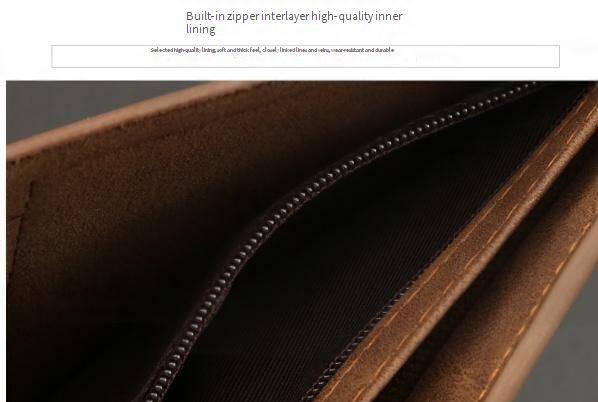 Men's Slim Zip Around Wallet With Multiple Card Slots – Vintage PU Leather RFID Blocking Bifold Wallet For Cash & Cards_voghion.com