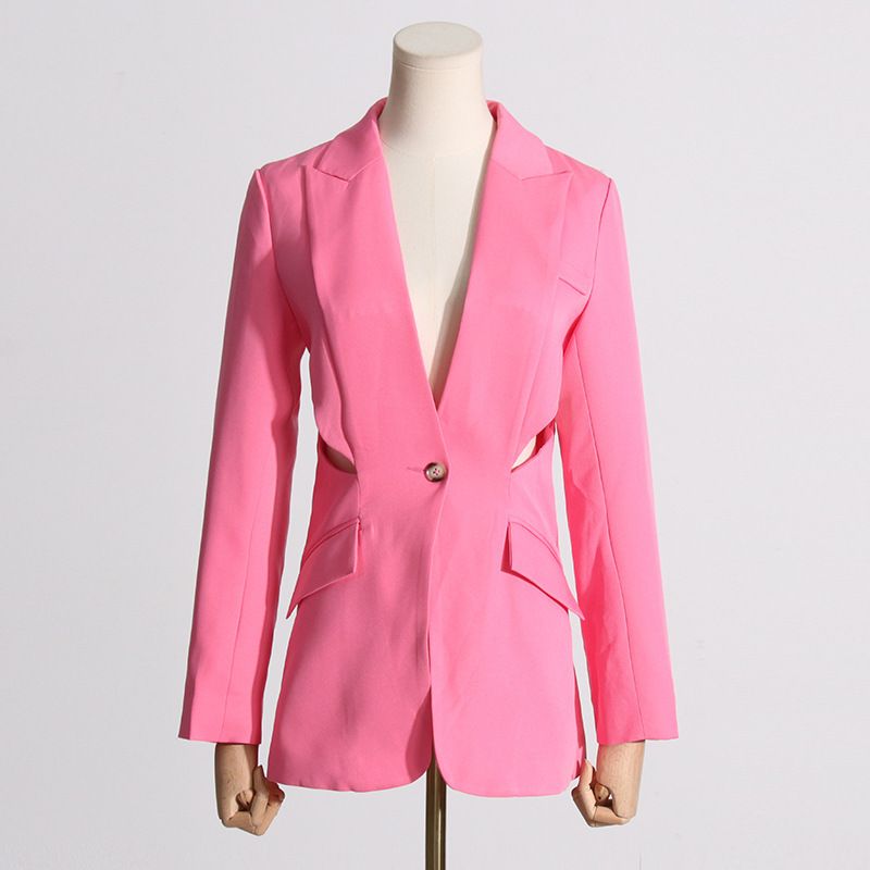 GraceChic 2025 Autunno Nuova Moda Set Due Pezzi di Alta Qualità per Donna Blazer con Scollo a V e Pantaloni a Gamba Larga Completo Abbigliamento Donna_voghion.com