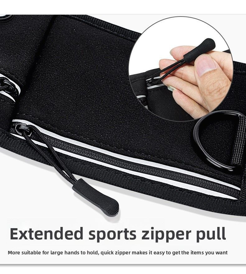 Explosieveilige hondenuitlaatlijn van nylon, reflecterend, multifunctionele intrekbare sportheuptas, hondenriem_voghion.com