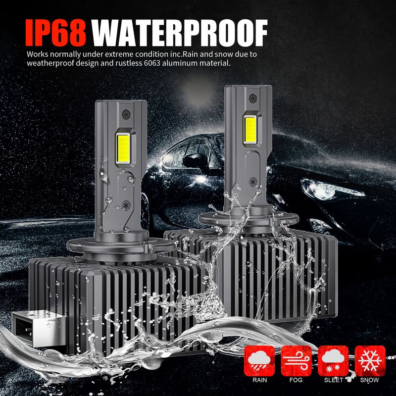 2PCS 30000LM D1S D3S Scheinwerfer 35W D2S D2R D4S D4R D5S D8S Canbus Lampen Auto LED Birne Für auto Lichter 6000K Plug & Play_voghion.com