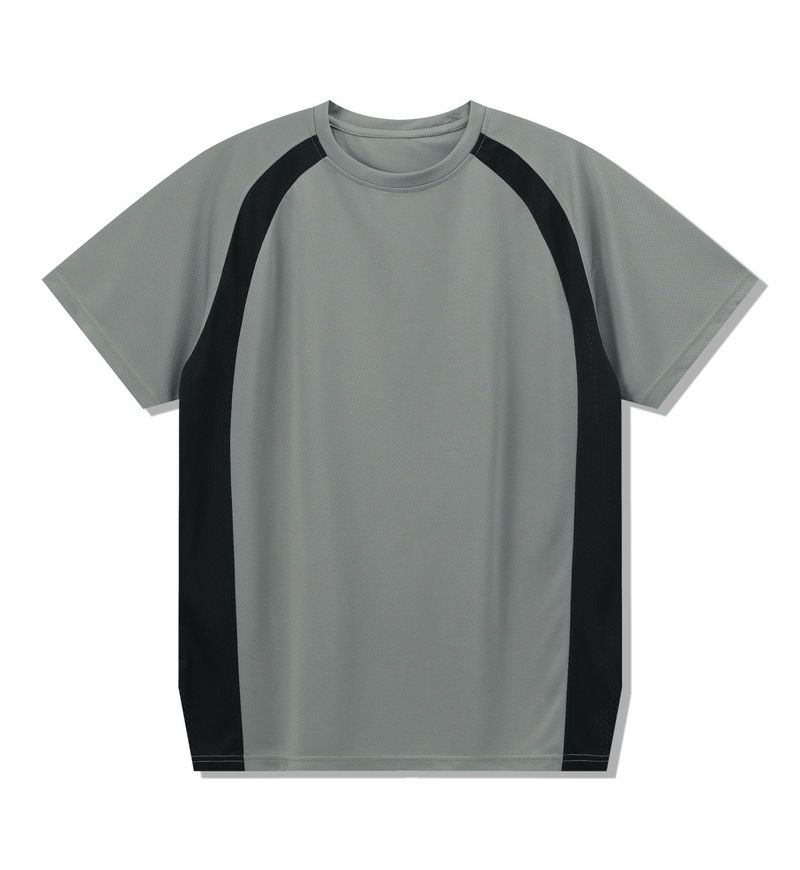 Color Block Summer American Basketball Patchwork Short Sleeve Shooting Quick-Dry Training Sports Breathable Fiery Loose_voghion.com