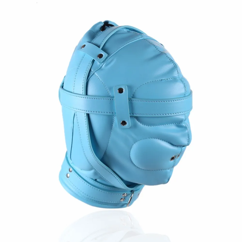 Jouets sexuels pour Couples, masques complets de Bondage BDSM, privation sensorielle, Gimp SM en cuir rembourré, capuche de jeu de rôle d'esclave W_voghion.com