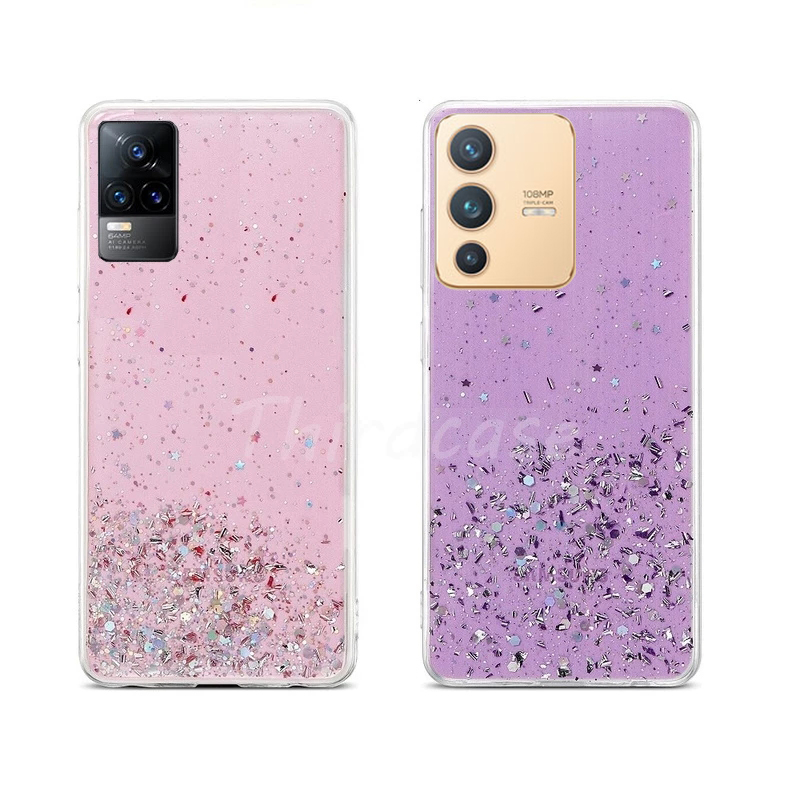 Šljokice Glitter Cover za Vivo V23 Pro V23E Y15S Y21S Y33S Y12S Y31 Y53S Mekana silikonska maska Vivo V21E Y70 V20SE V20 Y72 _voghion.com