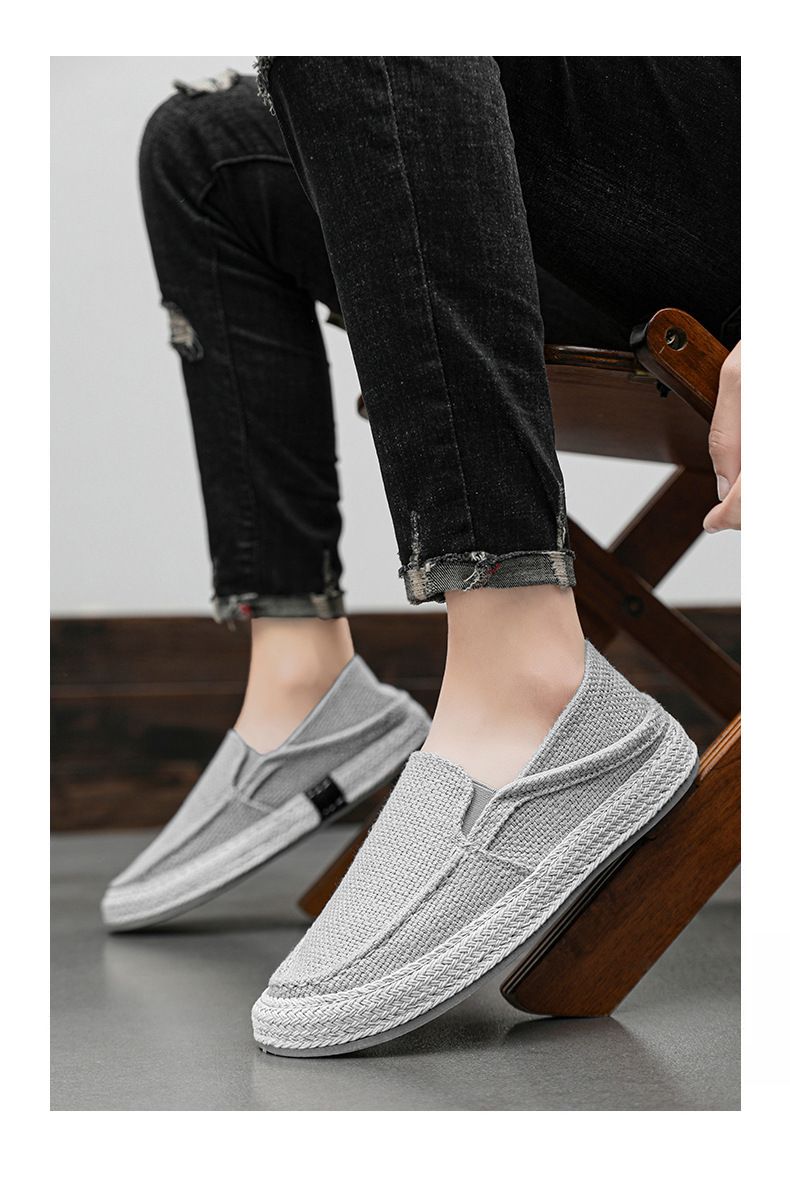 Canvas Summer Atmungsaktiv 2024 Männer Casual Villsäiteg Rutschfest Anti-Geroch Soft Sohle Board Schong_voghion.com