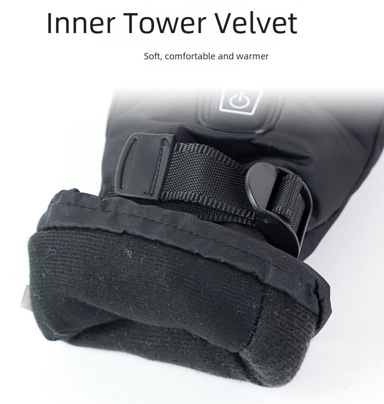 Fiets handschoenen Spotelectric Verwarmde handschoenen Vijfvingerige Verwarmde handschoenen Warme handschoenen Batterijdoos Verwarmde handschoenen_voghion.com