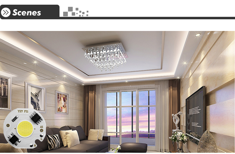 Matriz de lámpara de Chip LED COB Y32 CA 220V 12W 9W 7W 5W 3W para foco reflector sin necesidad de conducir cuentas de bombilla de proyector_voghion.com