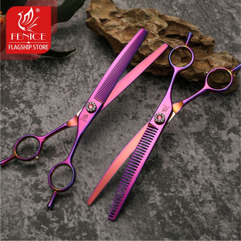 Fenice Professional Dog Scissors 7.25 Inches By PawParty Store_voghion.com