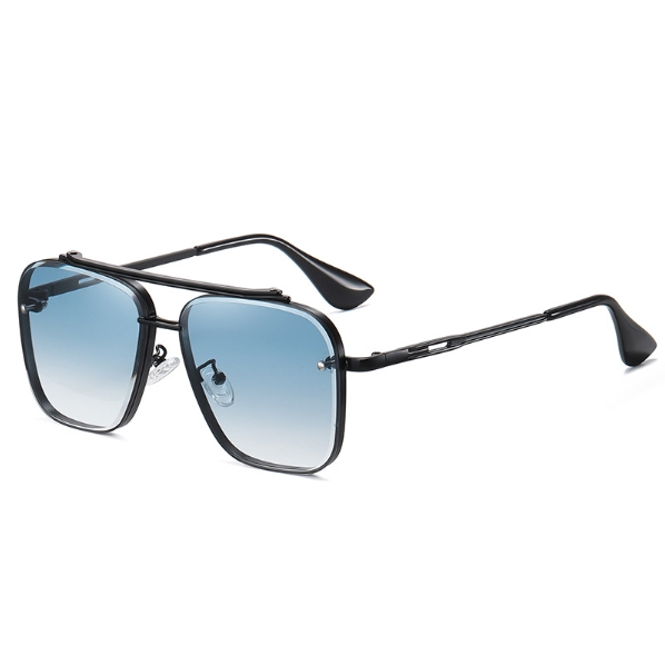 Sonnenbrillen für Herren, polarisierte Sonnenbrillen, klassische verspiegelte Sonnenbrillen für Herren, Metallrahmen, UV400-Schutz_voghion.com