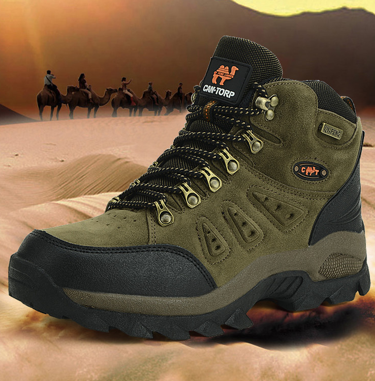 New hiking shoes Men's and women's outdoor shoes High top breathable hiking shoes_voghion.com