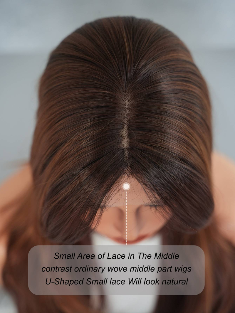 29 Inch Long Wavy Natural Women's Wig, Gorgeous Fluffy Lace Front Wig For Parties And Daily Wear, Looks Like Real Hair For Stylists_voghion.com